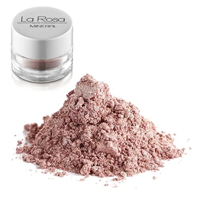 Imagen de La Rosa maquillaje mineral nº 33 topaz sombra de color coral, cubriente, con un brillo suave, muy elegante 3,6 gr