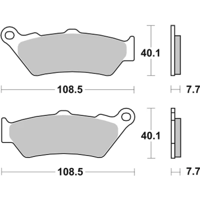 Imagen de BREMBO Sinter Maxi Scooter 07BB03LA Juego de pastillas freno delante