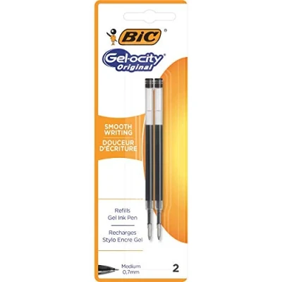 Imagen de BIC Reaction Gel, x2 Tinta de Repuesto (x2, Negro)