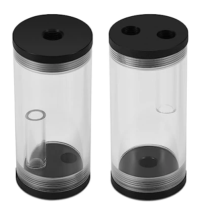 Imagen de Cilindro Depósito de Agua, PC Computadora Tanque Agua Líquido enfriamiento Radiador acrílico Kit