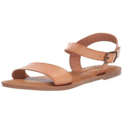 Imagen de Amazon Essentials Sandalia con Hebillas de Dos Tiras Mujer, Natural, 40 EU