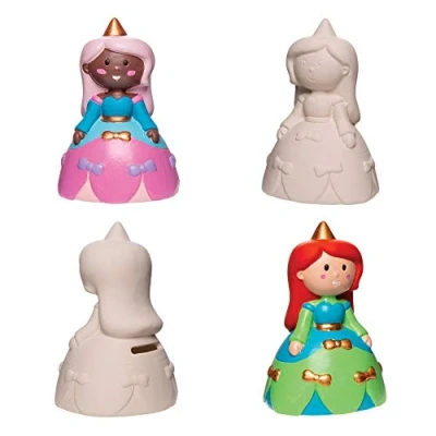Imagen de Baker Ross Huchas de cerámica con forma princesa (Pack 2) Actividad manualidades infantiles