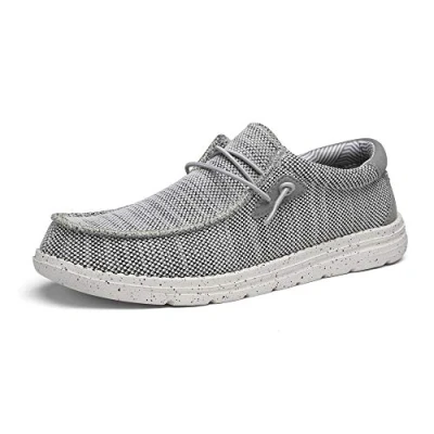 Imagen de Bruno Marc Mocasines para Hombre Planos sin Cordones Zapatos Clásicos Casual de Confort Suave Gris BLS211 Talla 41.5EU/8.5US
