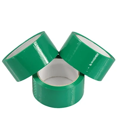 Imagen de triplast 48 mm x 66 m, bajo nivel de ruido embalaje cinta embalar, color verde (Pack 24)