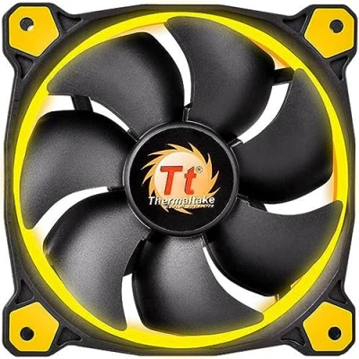 Imagen de Thermaltake Riing 14 LED Ventilador de 140 mm, Color Amarillo