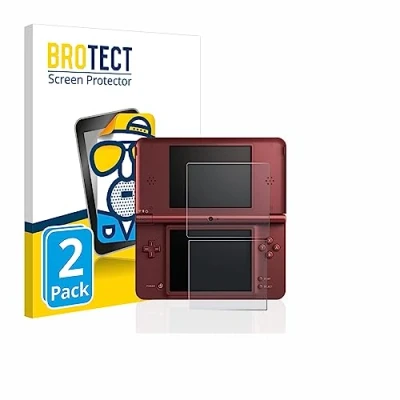 Imagen de BROTECT Protector Pantalla Anti Reflejos para Nintendo DSi XL (2 Unidades) Película Mate Huellas