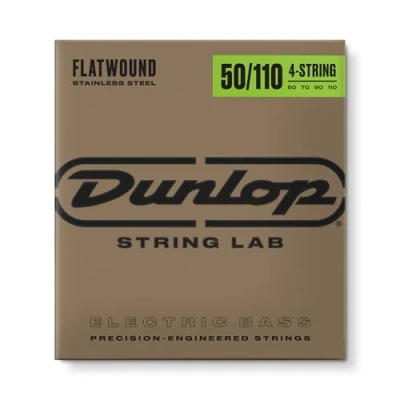 Imagen de Dunlop DBFS50110 Bass Stainless Steel Flatwound, heavy