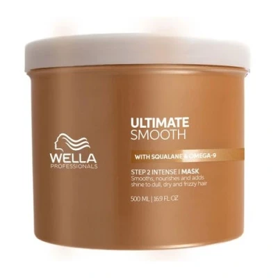 Imagen de Wella Professionals Ultimate Smooth Mascarilla Tratamiento Hidratante para ell Cabello con Escualano y Omega 9 Seco, Apagado Encrespado (500ml)