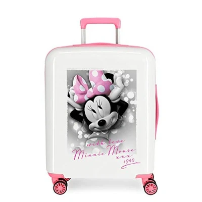 Imagen de Disney Minnie Style Maleta de cabina Multicolor 37x55x20 cms Rígida ABS Cierre combinación 38.4L 2,9Kgs 4 Ruedas Dobles Equipaje Mano