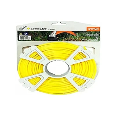 Imagen de Stihl 00009302344 Línea de corte redonda (3,0 mm x 53 m), color amarillo