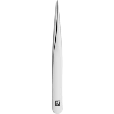 Imagen de ZWILLING Pinzas puntiagudas (depilación de astillas, pelos encarnados o finos, afiladas a mano, puntas rugosas), pulidas, plata, 90 mm