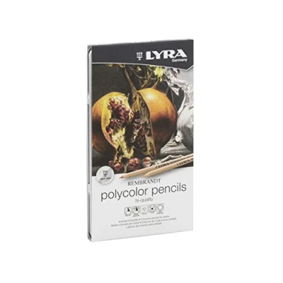 Imagen de LYRA Rembrandt Polycolor, Lápices de colores para Bellas Artes, redondo, Estuche Metal, surtidos, 12 unidades