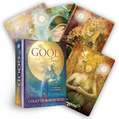 Imagen de The Good Tarot: A 78 Card Modern Tarot Deck with Four Elements ― Air, Water, Earth And Fire for Suits Inspirational Cards Positive Affirmations
