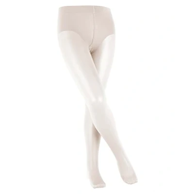 Imagen de FALKE Pure Matt 30 den K TI multa unicolor 1 pieza, Pantimedias Unisex niños, Blanco (Off White 2059), 110 116