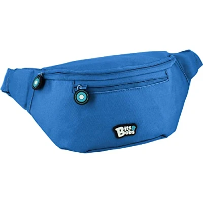Imagen de Grafoplás Bits &amp; Bobs, Riñonera Unisex Niños, Azul (Blue), 23x12x9cm