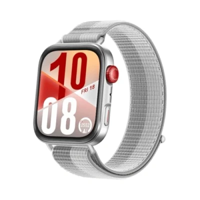 Imagen de Huawei Watch Fit 4 Plata (Correa Nailon Gris)