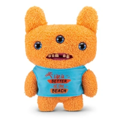 Imagen de Monstruo Feo y Divertido Vacay Vibes de ZURU, Divertido, Peluche, Coleccionable, Juguete (Reek O)