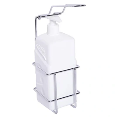 Imagen de Croydex Dispensador de jabón, Blanco/Cromo, 1000 ml