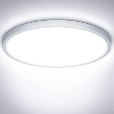 Imagen de NIBSHOOM Plafon Led Techo, 24W 2400LM 6500K Lampara IP44 Ø30cm Plafones para Techo Dormitorio Cocina Pasillo Baño Sala
