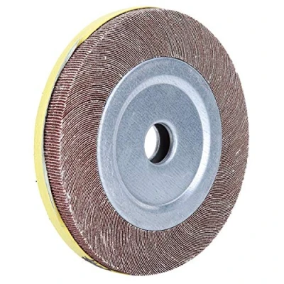 Imagen de Rueda abrasiva pulido Tubos de acero inoxidable Discos Mil ruedas impulsoras Almohadilla pulido(80Grit)