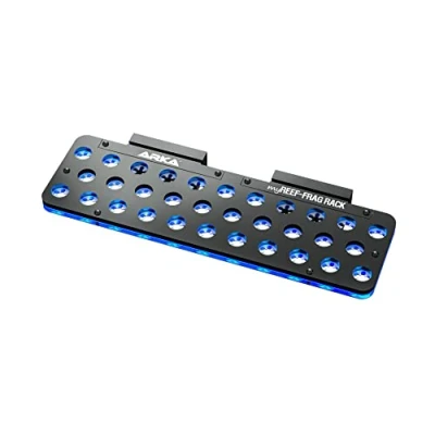 Imagen de ARKA myREEF FRAG Rack con 32 Agujeros Soporte esquejes de Coral Fuertes imanes para acuarios Marinos, Incl. fusibles Silicona, diámetro los Aprox. 15 mm.