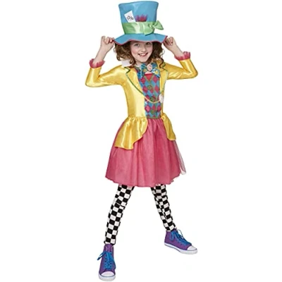 Imagen de Rubies Disfraz de personaje Sombrerero Loco, Alicia en el país las maravillas, diseño oficial Disney, para 13 14 años
