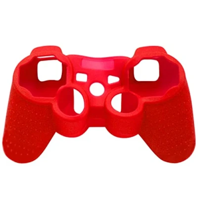 Imagen de OSTENT Funda Protectora de Gel Silicona Suave para Sony Playstation PS2 PS3 Controller Color Red