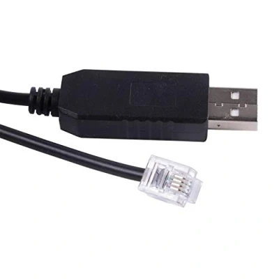 Imagen de Skywatcher Cable para telescopios EQMOD ASCOM HEQ5pro AZEQ5 AZEQ6 EQ6 R Asiair Synscan Goto (6 pies/180 cm, control manual a PC Negro)