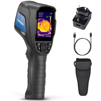 Imagen de TOPDON TC004 Lite Camara Termica, Cámara Termográfica portátil con resolución IR de 240x180, Duración Batería 15 Horas y Zoom Imagen 2X/4X, Rango temperatura 20 ℃ a +550