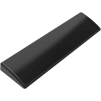 Imagen de Reposamuñecas ergonómico de espuma viscoelástica con pies goma antideslizantes Cojín muñeca para computadora portátil Horas escritura cómoda trabajando Juegos 11.3 * 2.8 0.8in(negro)