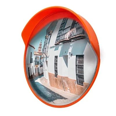 Imagen de Eber Sign Espejo de Tráfico para Exterior Convexo, Seguridad, Carreteras, Almacenes, Garajes, Oficinas y Tiendas (800mm)