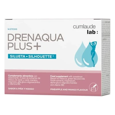 Imagen de Cumlaude Lab: Drenaqua Plus+ 14 Sticks 2,88 G Sabor Piña Y Mango