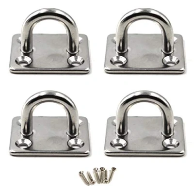 Imagen de M8 Gancho para techo de pared acero inoxidable 304 yoga y hamaca Paquete 4 (tornillos incluidos)