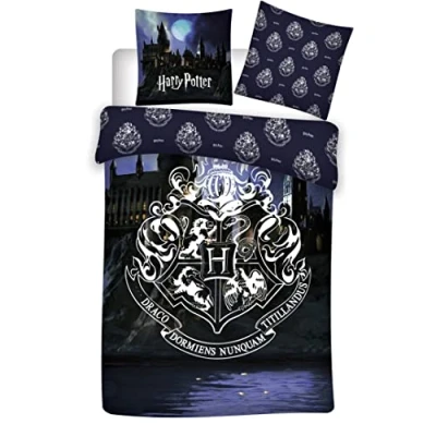 Imagen de AYMAX S.P.R.L. Juego de Funda nórdica Harry Potter 140 x 200 cm y Almohada 63 (RXZER23)