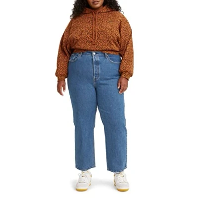 Imagen de Levi&#039;s Plus Size Ribcage Straight Ankle, Mujer, Jazz Pop, 18 M