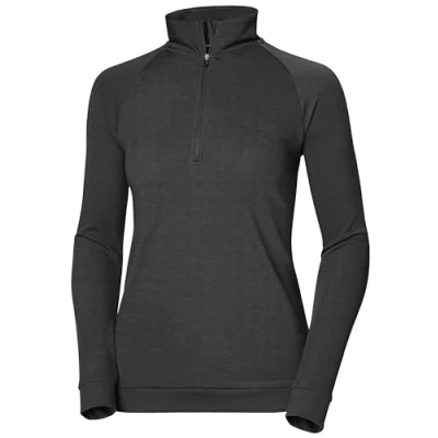 Imagen de Helly Hansen Womens W Inshore 1/2 Zip Pullover, Ébano, XS