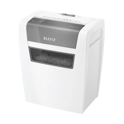 Imagen de Leitz IQ Home 80340000 Destructora de papel (7 6 hojas, 70 80 g/m², 15 litros, silenciosa y compacta), color blanco