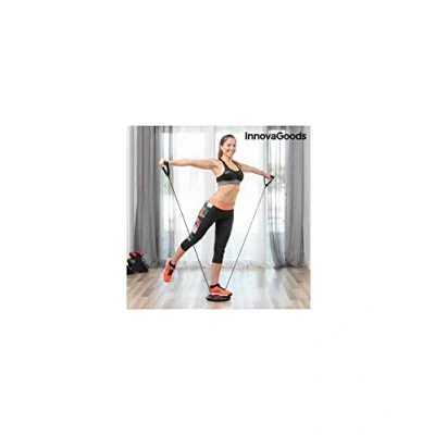 Imagen de InnovaGoods Disco Giratorio de Cardio con Guía Ejercicios Ejercicios, Unisex adulto, Negro, Unitalla
