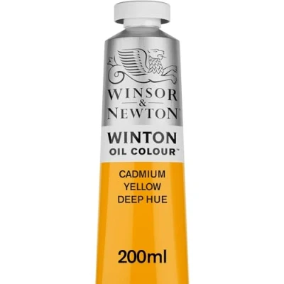Imagen de Winsor &amp; Newton Winton Tubo de Pintura al Óleo, 200 ML, Amarillo (Tono Cadmio Oscuro)