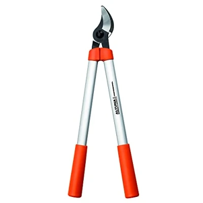 Imagen de Tijera de Podar a Dos Manos Pruning 0390 60 Ajuste Manual Empuñadura Bimaterial Corte Bypass Muy Preciso Ultraligera Fabricada con Aluminio Reforzado Altuna