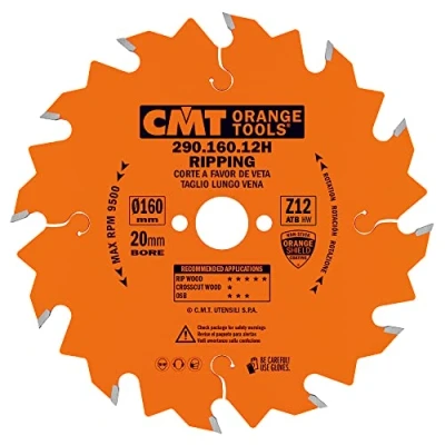 Imagen de CMT Orange Tools 290.160.12H Sierra circular 160x2.6x20 z 12 atb 20 grados