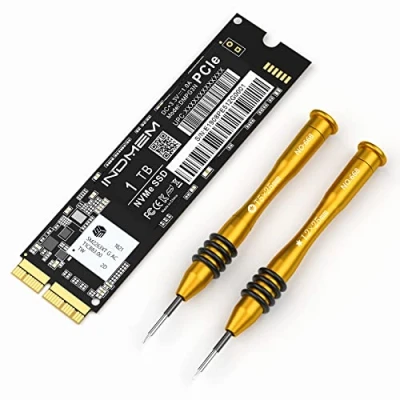 Imagen de Indmem NVMe PCIe SSD para MacBook Air 2013 2017, Pro Retina 2015, iMac Mac 2013, Mini 2014 (actualiza a OS 10.13 o superior)