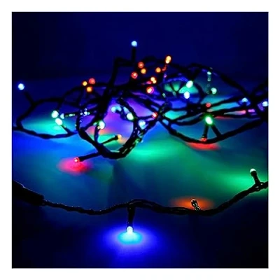 Imagen de EDM 71253 Guirnalda Luminosa con 60 Leds para Interio Exterior, Multicolor, 4 m
