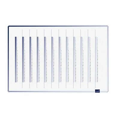 Imagen de Legamaster 7 489000 Pizarra de planificación anual, 60 x 90 cm, color azul