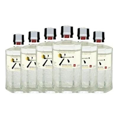Imagen de Ginebra Suntory Roku Gin Botellín 20 cl (Caja de 6 cl)