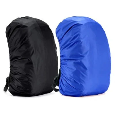 Imagen de Yogopro Funda Impermeable para Mochila,2 Pcs Cubre Mochila Lluvia,30 65L Cubierta de Bolsa Bolso Protector Lluvia Camping Senderismo Excursionismo, 40L 50L (Negro y Azul)