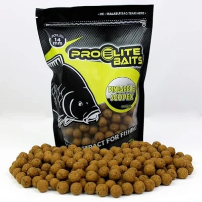 Imagen de Pro Elite Baits Boilies Pineapple &amp; Scopex (14mm)