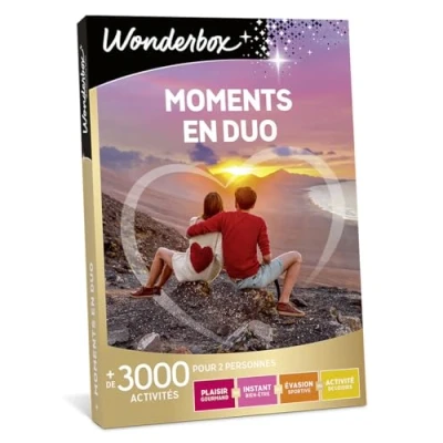 Imagen de Wonderbox Caja de regalo para parejas MOMENTOS EN DUO 3300 actividades compartir con tu ser querido