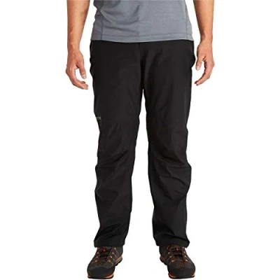 Imagen de Marmot Hombre Minimalist Pant, pantalón Impermeable Gore Tex para Lluvia, Resistente al Viento Senderismo, Prenda Transpirable la Lluvia Hacer excursiones, Black, S
