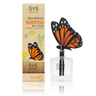 Imagen de Laboratorio sys Ambientador difusor mariposa 90ml. Wild animal 1 Unidad 90 ml